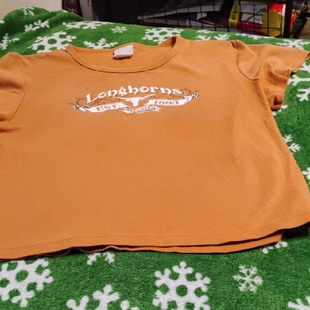 Texas longhorns Orange Kids Shirt